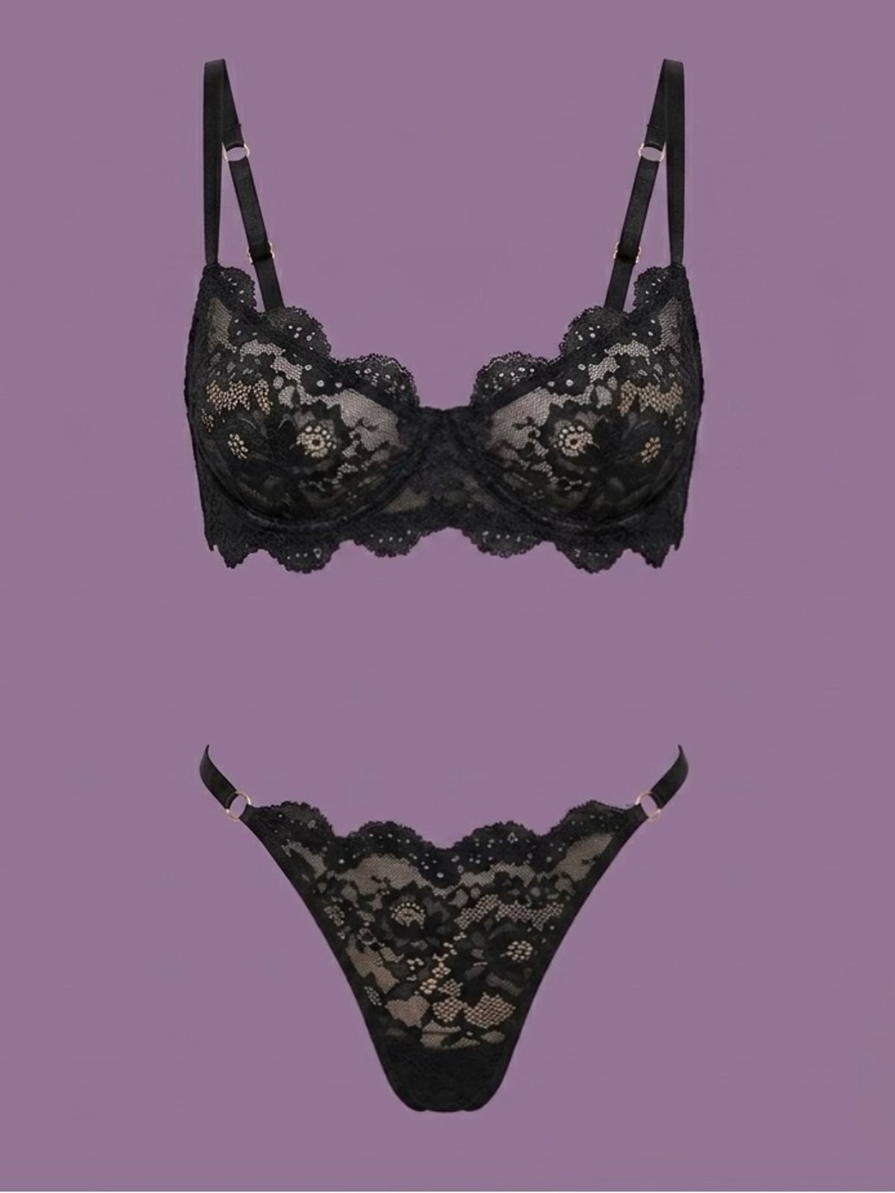 Sugar Thrillz x Dolls Kill - Picture This Lingerie Set